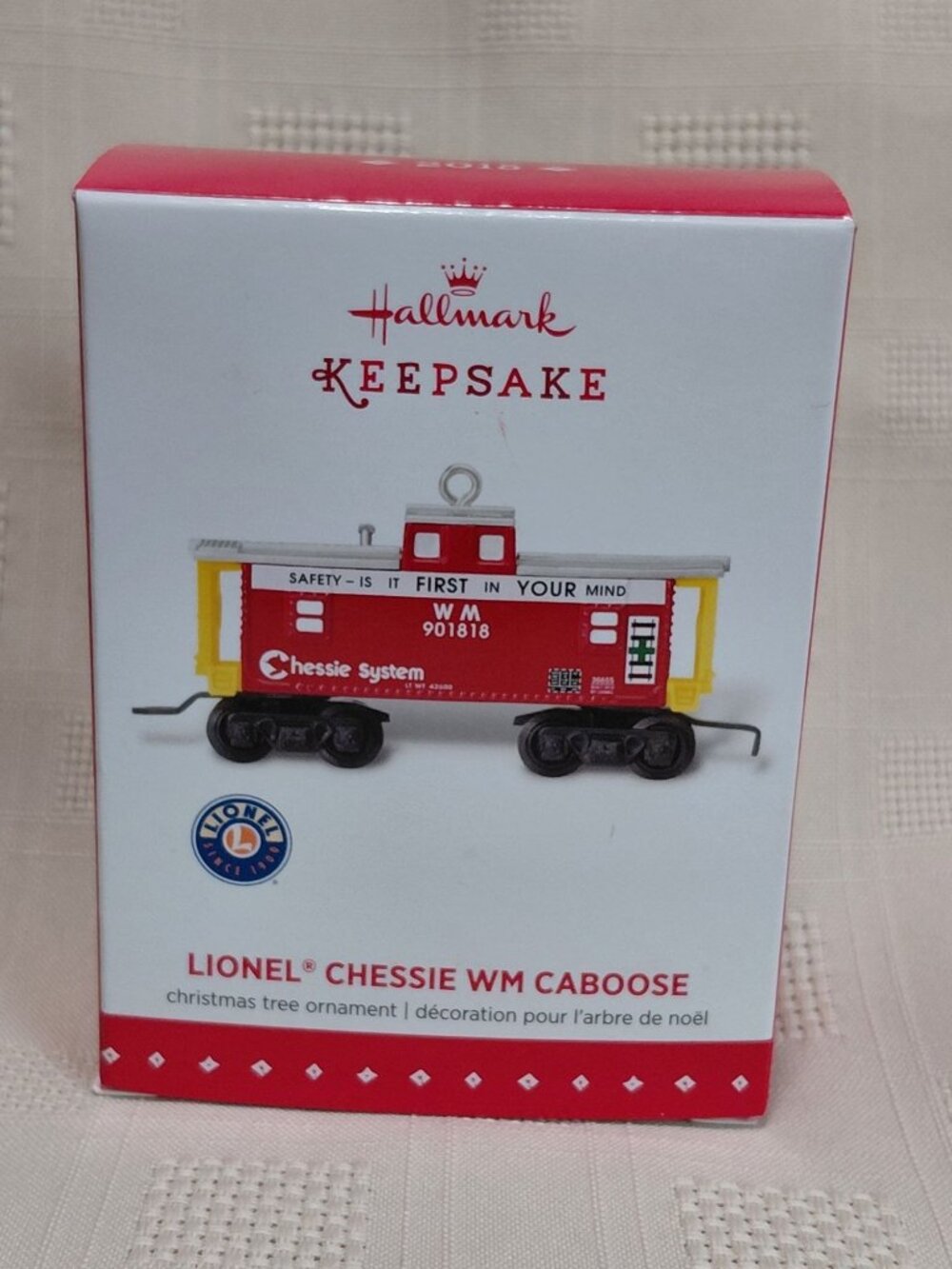 NOB Lionel Chessie WM Caboose Die-Cast 2015 Hallmark Keepsake Christmas Ornament